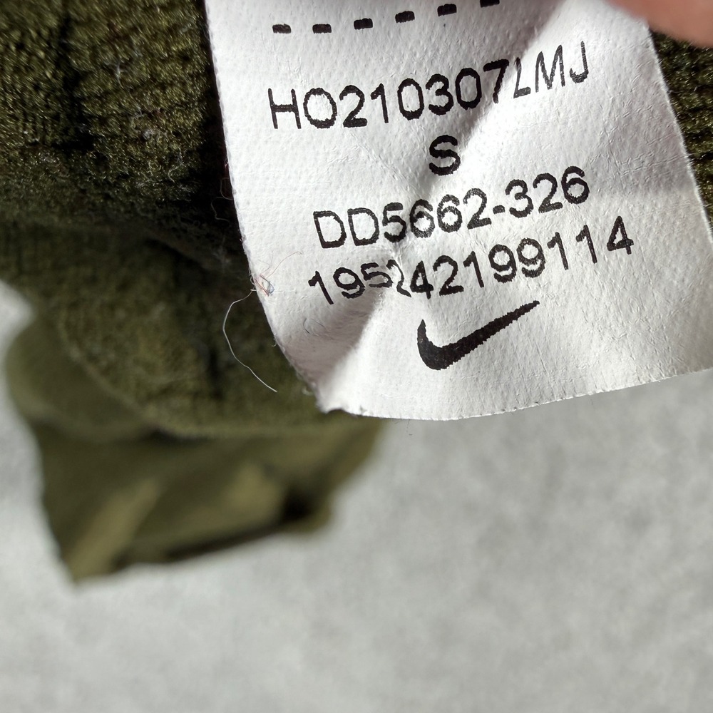 Nike Therma-FIT Running 1/4 Zip Mens Small Olive Green DD5662-326 Pullover - Picture 7 of 7